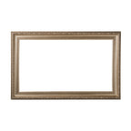 Antique Champagne TV Frame, Compatible with all TV Brand, Customizable TV Frame, Decorative Frame