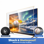 TV Screen Protector for Roku TVs | Custom Fit Clear Shield, Scratch & Impact Protection