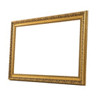 Rustic Gold Decorative Picture Frame for Wall Display – Large Wall Frame for Interior Decor, Modern & Classic Home Styling