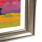 Silver Gilded TV Frame with Black Detail – Custom Decorative Bezel – Universal Fit for All TV Models – Modern Wall-Mount Look