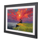 Charcoal Gray TV Frame Bezel with Dark Inner Line for Flat Screen Displays | Decorative Clip-On Home Decor for Wall Mounted Screens