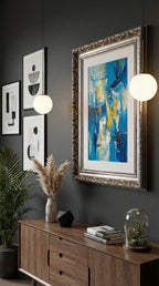 Rustic Silver Bezel TV Frame - Custom TV Frame for All TV Brands – Decorative Frame - Rustic Frame Home Decor