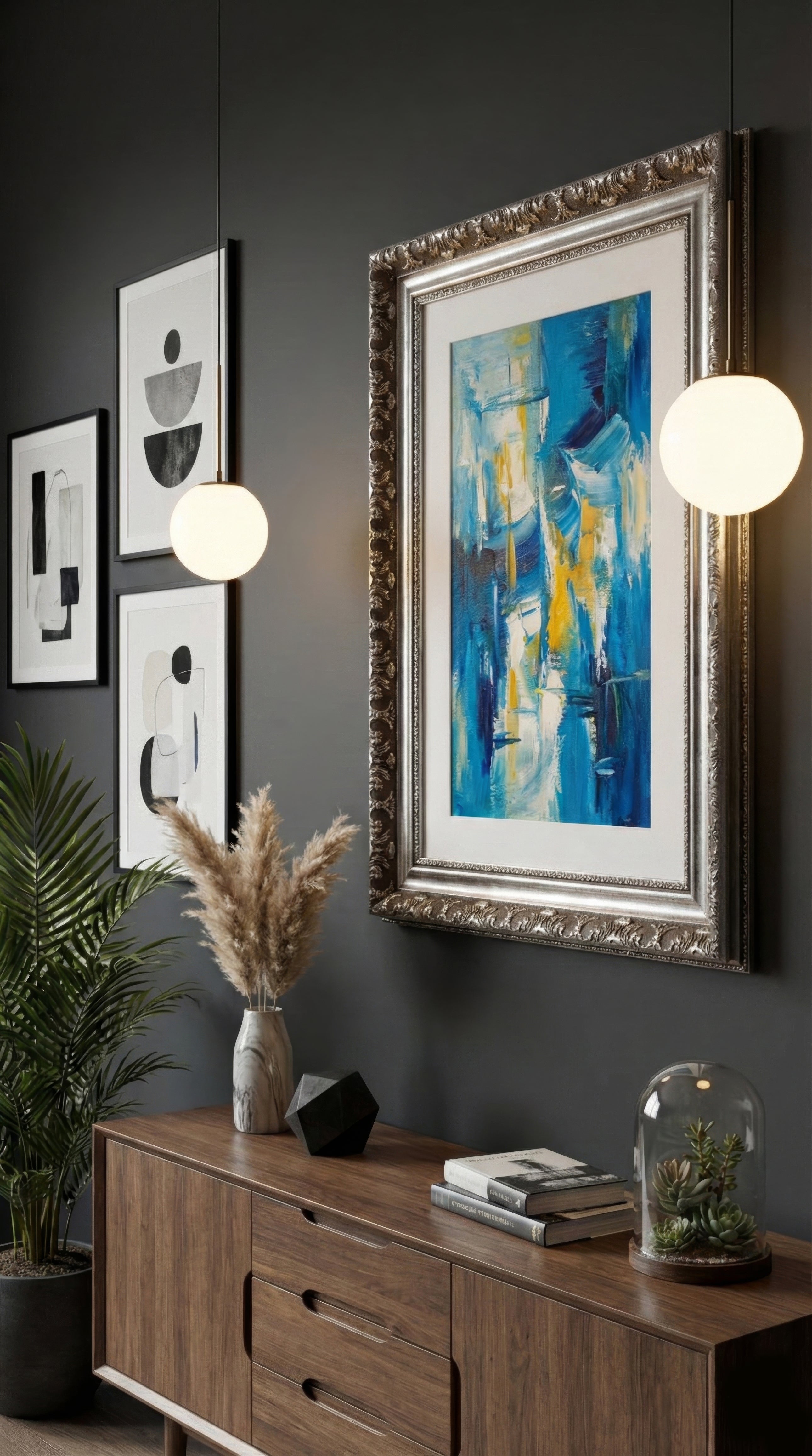 Rustic Silver Bezel TV Frame - Custom TV Frame for All TV Brands – Decorative Frame - Rustic Frame Home Decor