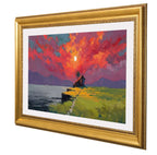 Antique Gold Decorative Customizable TV Frame Bezel | Compatible with all TV Brand