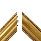 Antique Gold Decorative Customizable TV Frame Bezel | Compatible with all TV Brand