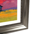 Antique Silver Decorative Customizable TV Frame Bezel | Compatible with all TV Brand