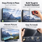 TV Screen Protector for Roku TVs | Custom Fit Clear Shield, Scratch & Impact Protection