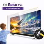 TV Screen Protector for Roku TVs | Custom Fit Clear Shield, Scratch & Impact Protection