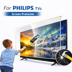 TV Screen Protector for Philips TVs | Custom Fit Clear Shield, Scratch & Impact Protection