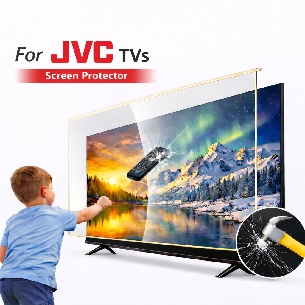 TV Screen Protector for JVC TVs | Custom Fit by Size, Clear Impact | Scratch Protection