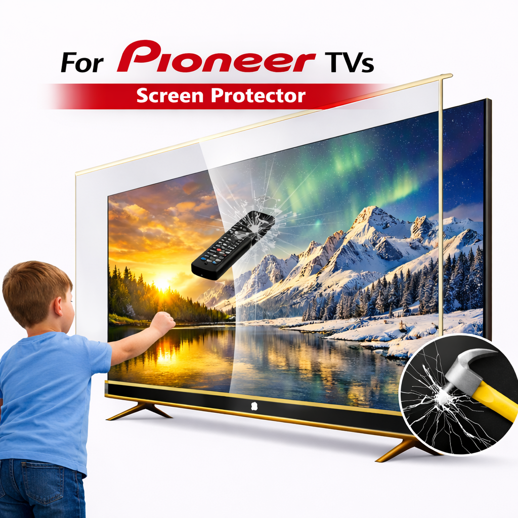 TV Screen Protector for Pioneer TVs | Custom Fit by Size, Clear Impact &amp; Scratch Protection